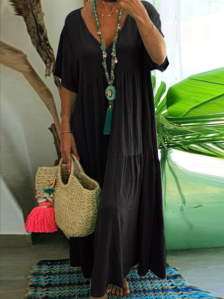 Vida™ - Casual Plus Size Maxi Dress