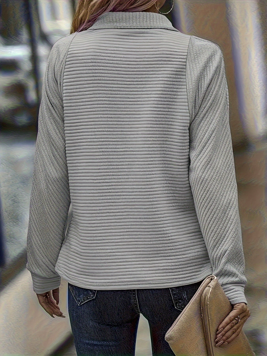 Marthe - Knitted Sweater With Zipper