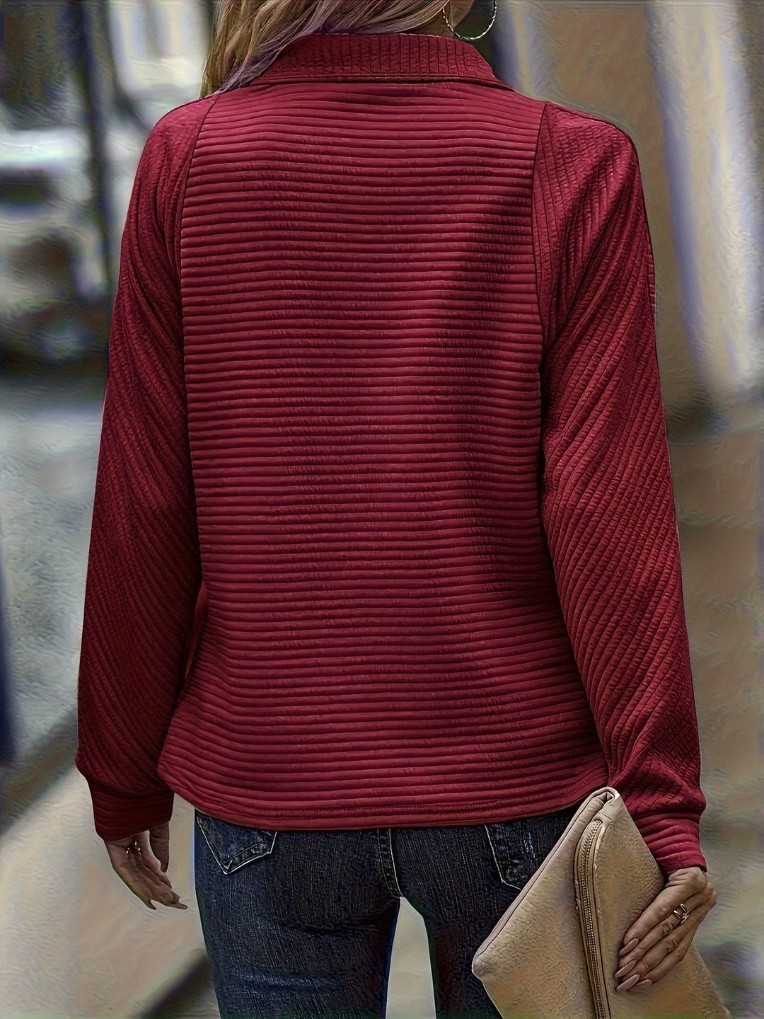 Marthe - Knitted Sweater With Zipper