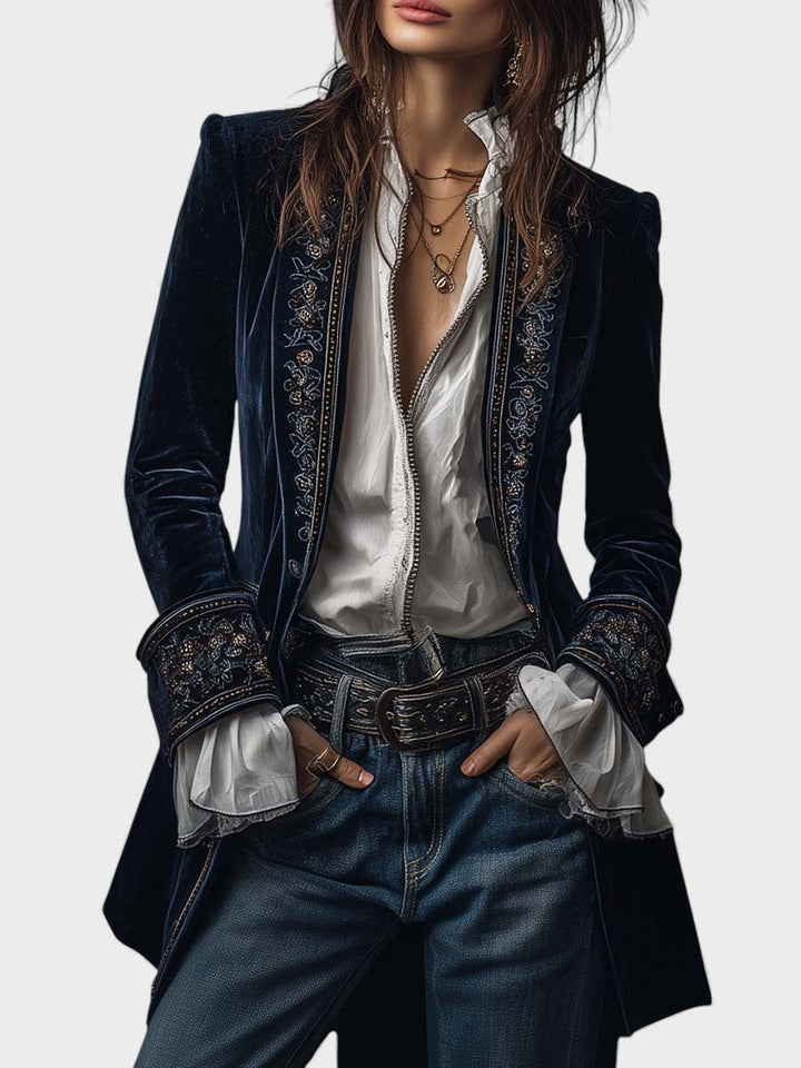 Cezara - Elegant Fleece Jacket