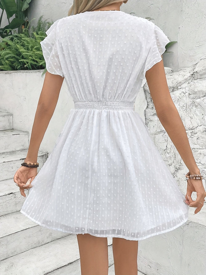 Wrenna™ - Elegant French Lace A-Line Dress