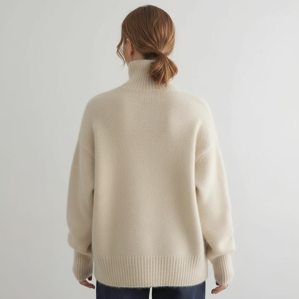 Marchao - Warm Turtleneck Sweater With High Collar