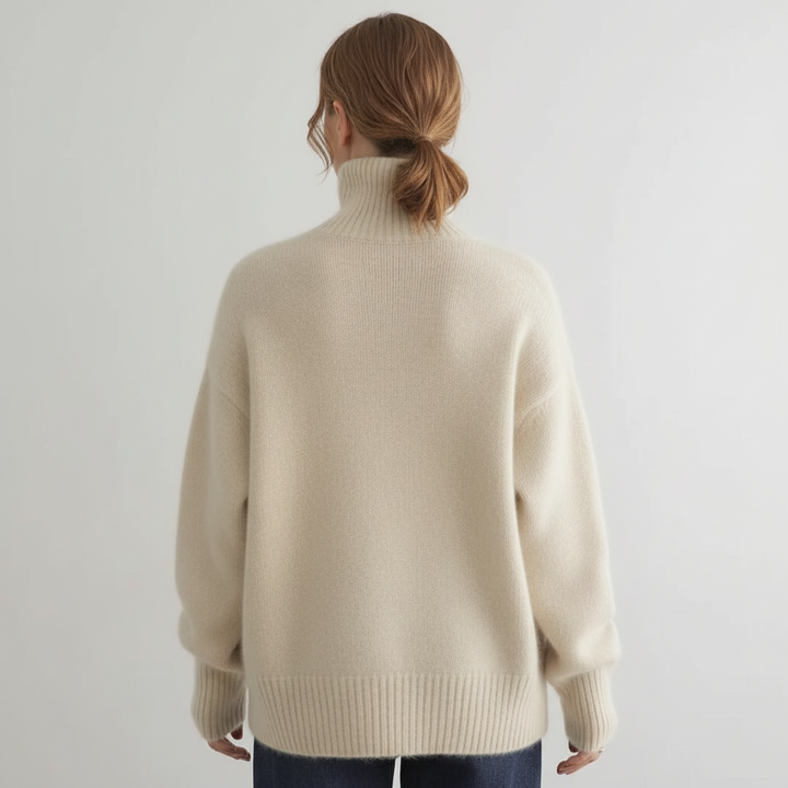 Marchao - Warm Turtleneck Sweater With High Collar