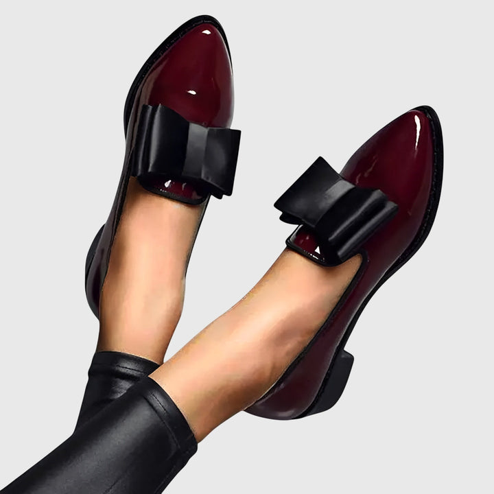 KATTY – BOW ACCENT LOAFERS