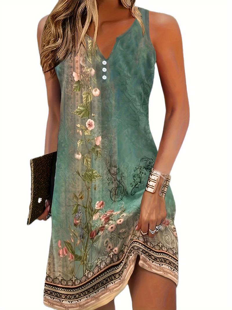 Dahlia™ – Sleeveless Comfortable Mini Dress