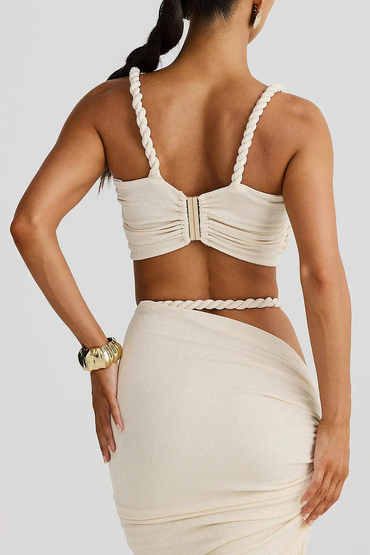 Ambrosia | Cutout Ruched Maxi Set
