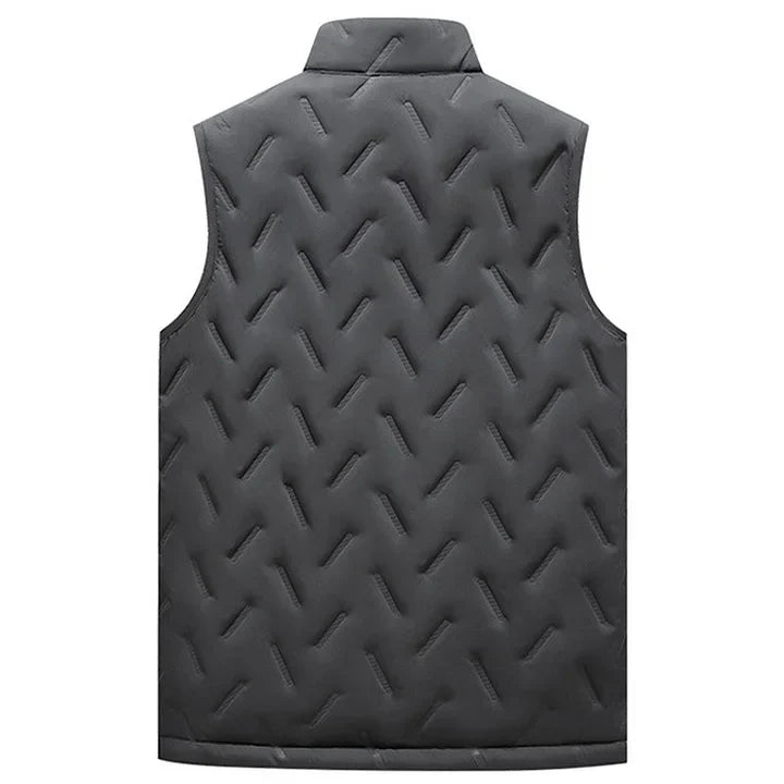 Stevie - Quilted Sleeveless Wool Vest