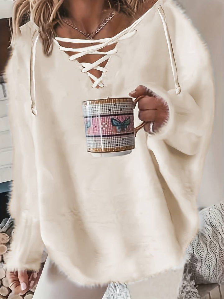 Callahan - Casual Long Sleeve Sweater With V-Neck