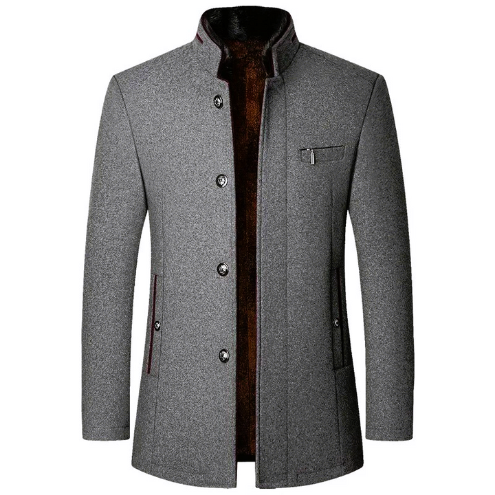 Maldini – Elegant Wool Coat with Front Buttons