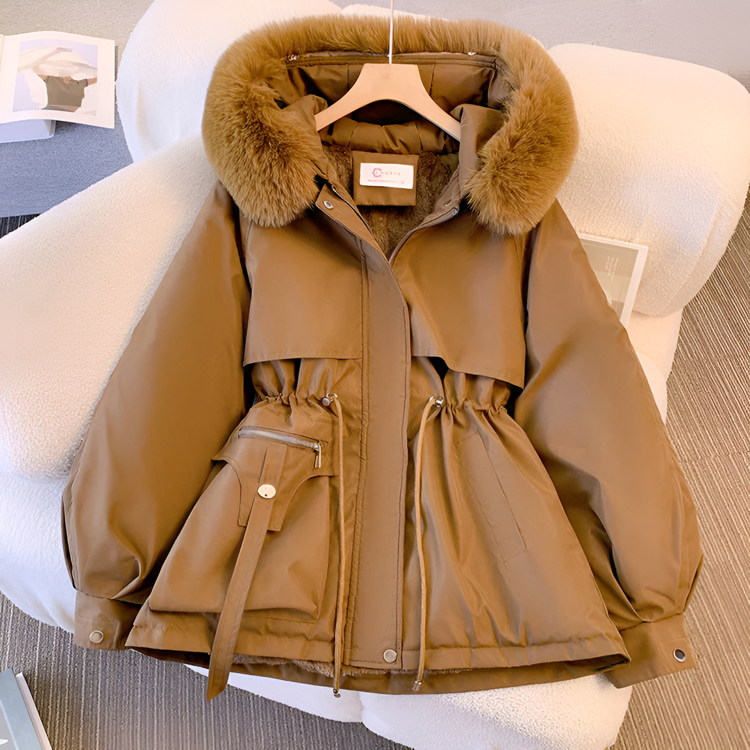 SOPHIE- LUXE FAUX FUR HOODED PARKA