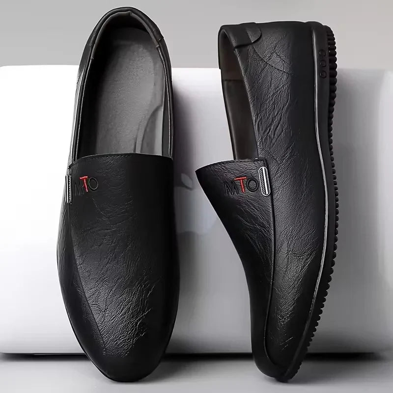JASON – CLASSIC SLIP-ON LEATHER LOAFERS