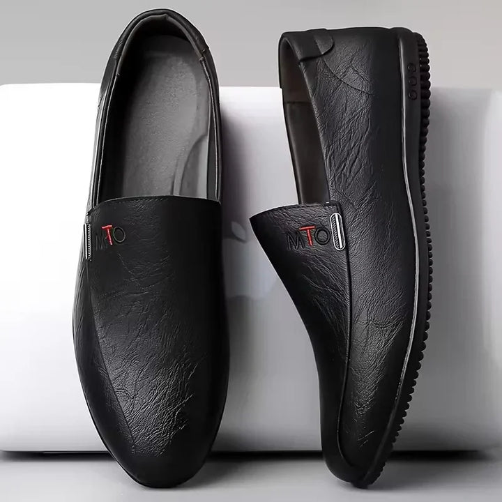 JASON – CLASSIC SLIP-ON LEATHER LOAFERS