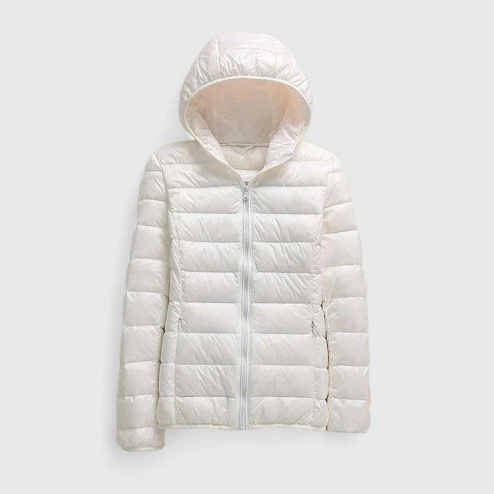 HAILEY – LIGHTWEIGHT PUFFER HOODED JACKET