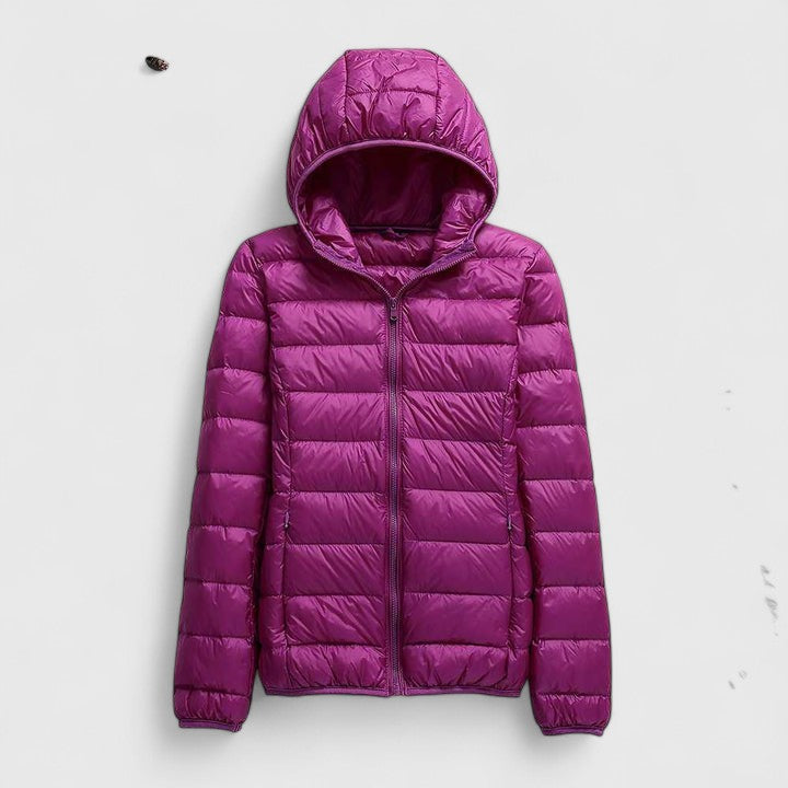 HAILEY – LIGHTWEIGHT PUFFER HOODED JACKET