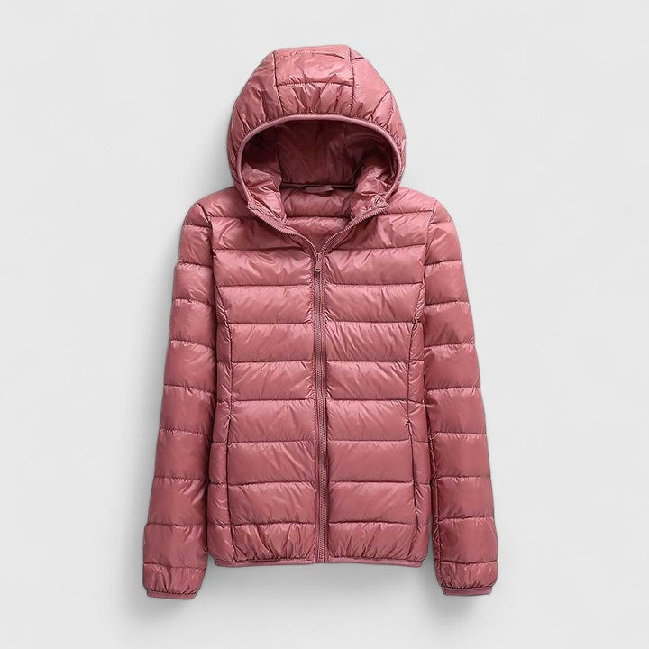 HAILEY – LIGHTWEIGHT PUFFER HOODED JACKET