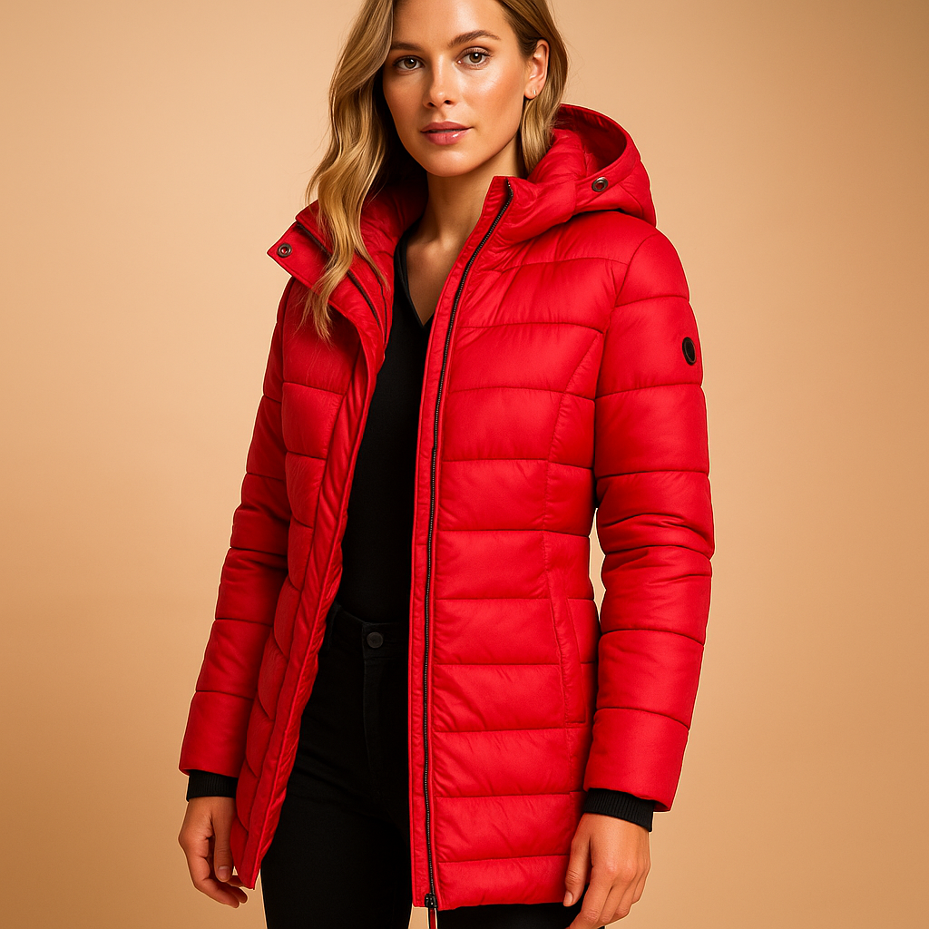LUCIA – QUILTED HOODED WINTER COAT