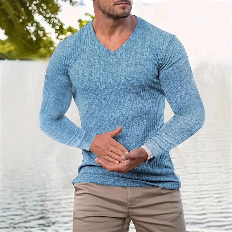 ETHAN – MODERN FIT RIBBED SWEATER