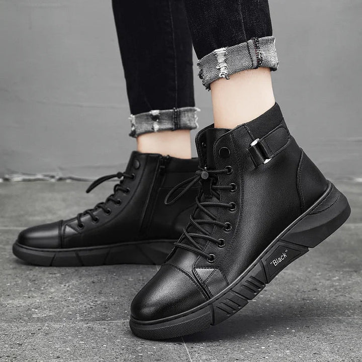 Quentin - Leather Lace-Up Boot