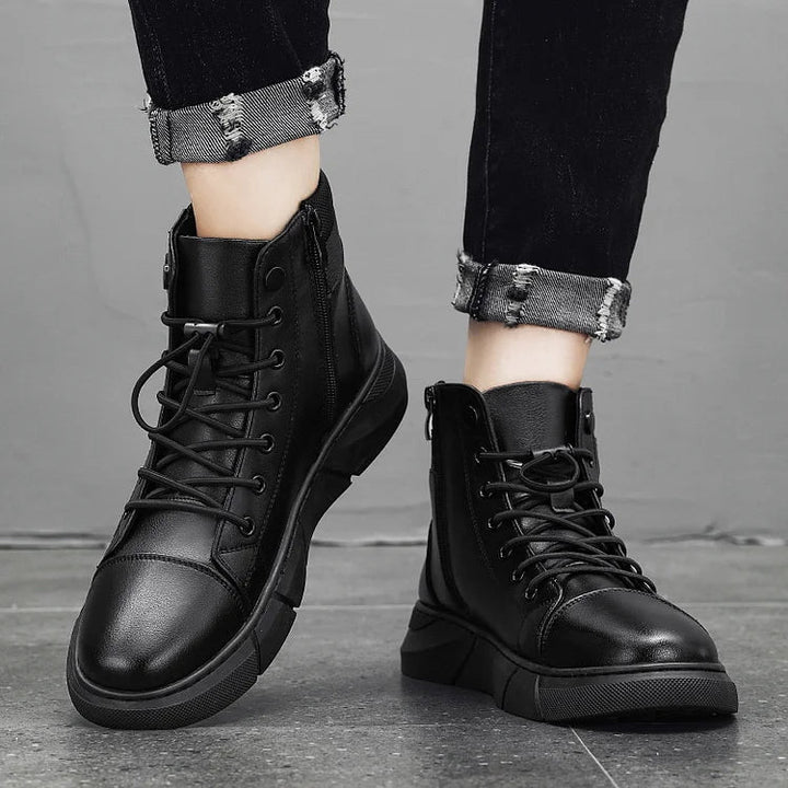 Quentin - Leather Lace-Up Boot