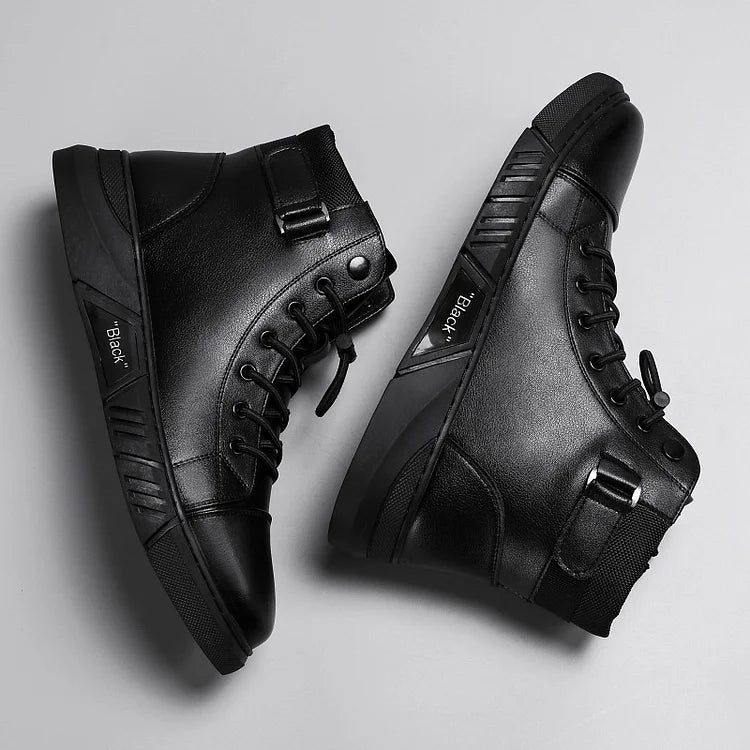 Quentin - Leather Lace-Up Boot