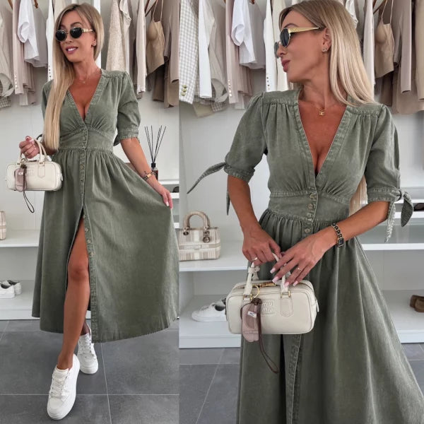 Marit | Radiant Denim Dress