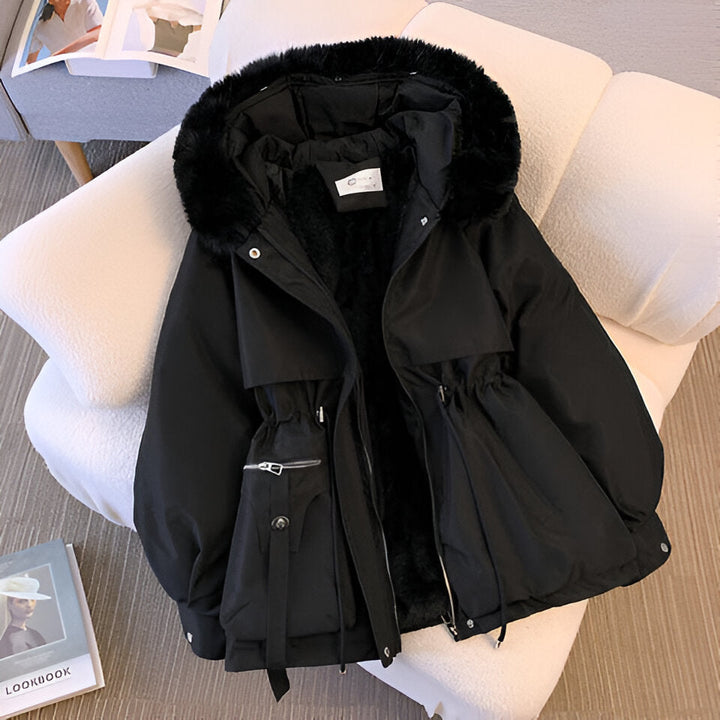 SOPHIE- LUXE FAUX FUR HOODED PARKA