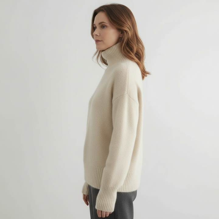 Marchao - Warm Turtleneck Sweater With High Collar