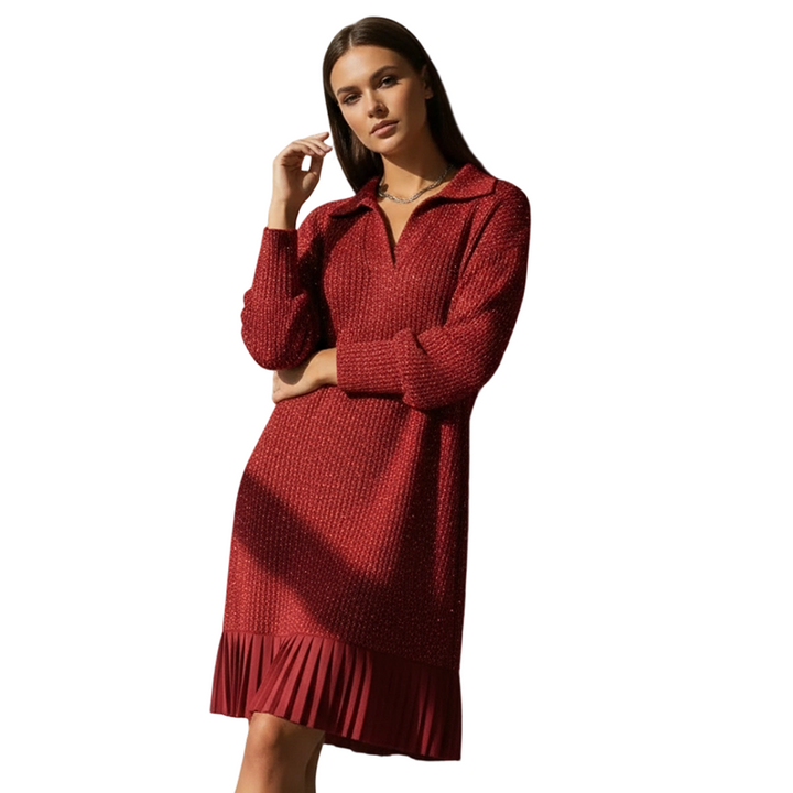 Leire - Minimalist Short Knit Sweater Dress