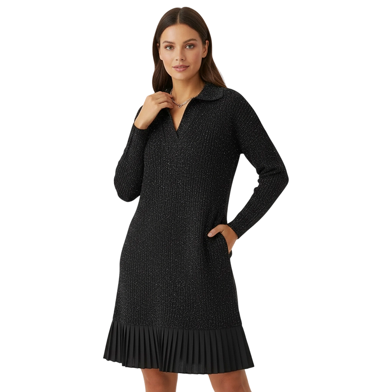 Leire - Minimalist Short Knit Sweater Dress