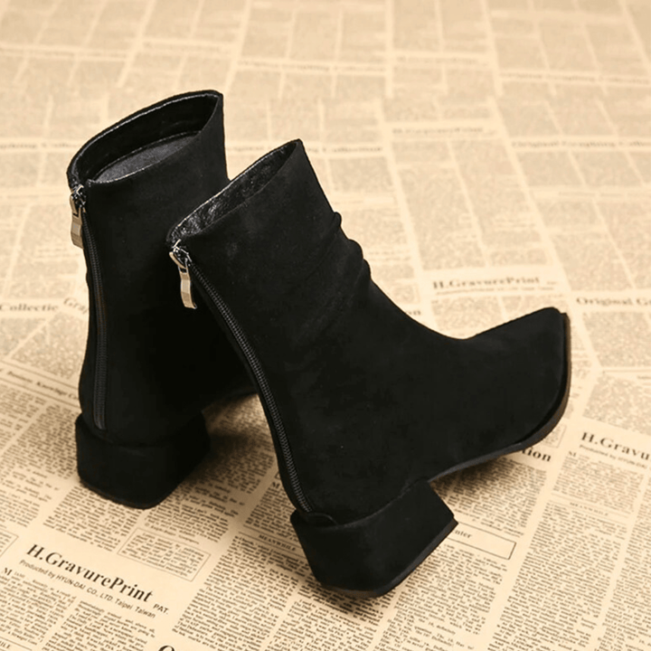 Fidalgo - Ankle Boot With Back Zipper